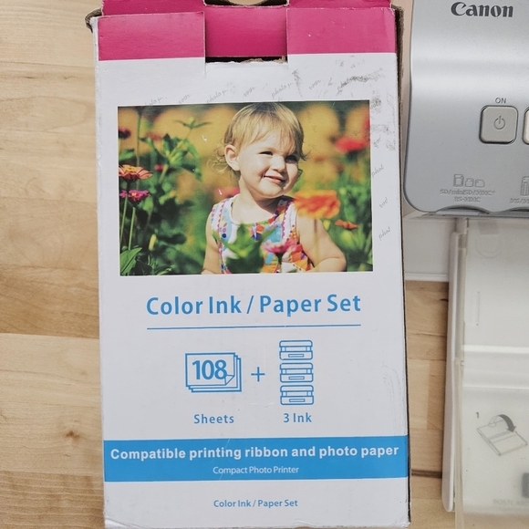 Canon Selphy CP780 Silver Lightweight Portable Digital Compact Photo Printer - Picture 9 of 9